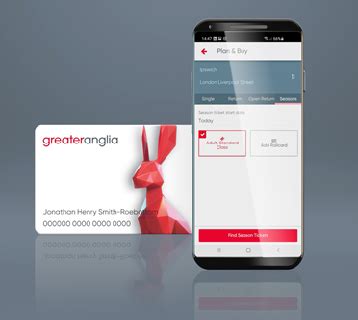 greater anglia smart card receipt|Greater Anglia monthly pass.